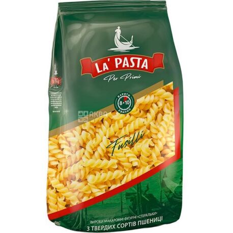 La Pasta, 400 г, Макарони Ла Паста, Спіральки