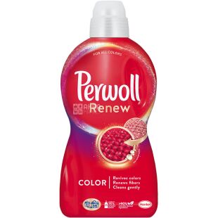 Perwoll Renew Color, 1.98 л, Гель для делікатного прання для кольорового одягу, Перволь