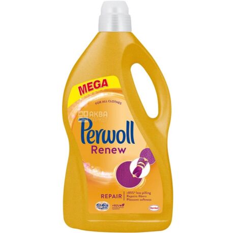 Perwoll Renew Repair, 3,74 л, Гель для ежедневной стирки деликатных вещей