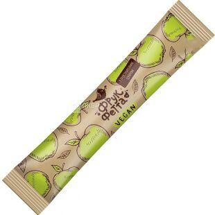 ФрукФетта, 20 г, Батончик фруктовый, Яблоко с тростниковым сахаром