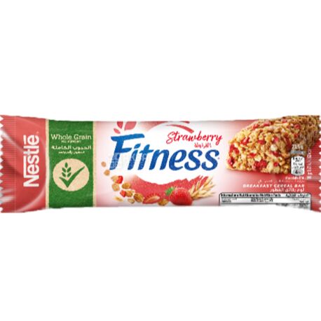 Fitness, 23.5 g, bar, with whole grains and strawberries