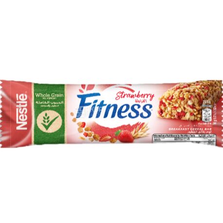 Fitness, 23,5 г, батончик, с цельными злаками и клубникой