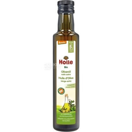 Holle Bio1 5個セット Holle Bio, 250 мл, Органическое оливковое масло, холодного отжима