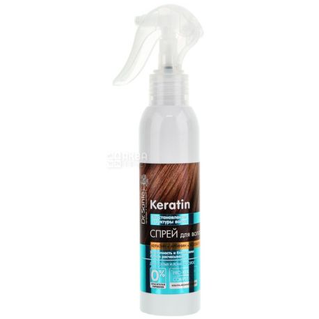 Dr. Sante, Keratin, 150 мл, Спрей для волосся, Відновлення