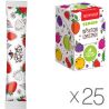 ФрукФетта, Упаковка 25 шт. х 20 г, Батончик фруктовый, Клубника