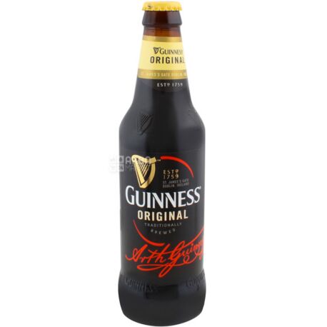 Guinness Original, 0,33 л, Гиннесс, Пиво темное, стекло