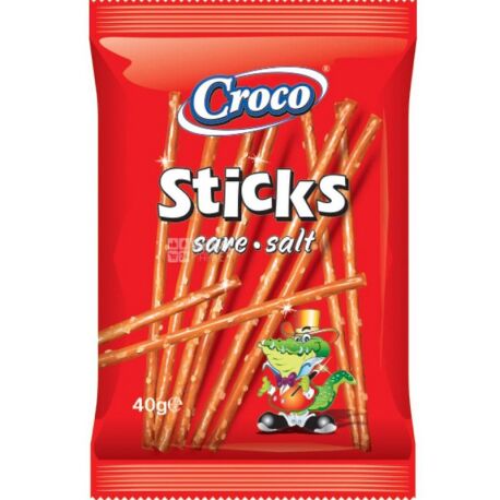 Croco Sticks, 40 г, Соломка солона