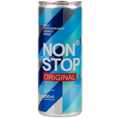 Non Stop, Original, 0,25 л, Напиток энергетический Нон Стоп