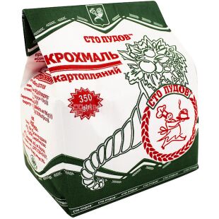 Сто пудов, 350 г, Крохмаль, Картопляний