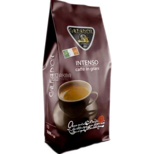 Galeador Intenso, 1 кг, Кофе Галеадор Интенсо, средней обжарки, в зернах