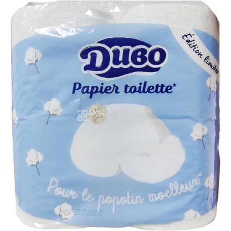 Divo, 4 rolls, toilet paper, Soft, m / y