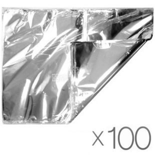 Термопакети з металізованої плівки, 100 шт., 26х35 см