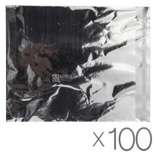 Термопакети з металізованої плівки, з липкою стрічкою, 100 шт., 25х28 см