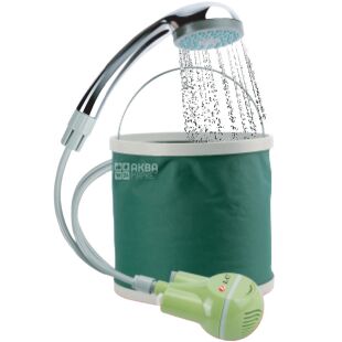 ViO SW-01, Cordless pump-shower with watering can, for field conditions and cottages