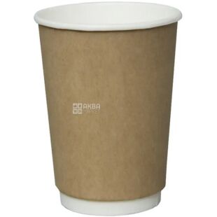 Стакан крафтовий, двошаровий, 500 мл, 25 шт., D90