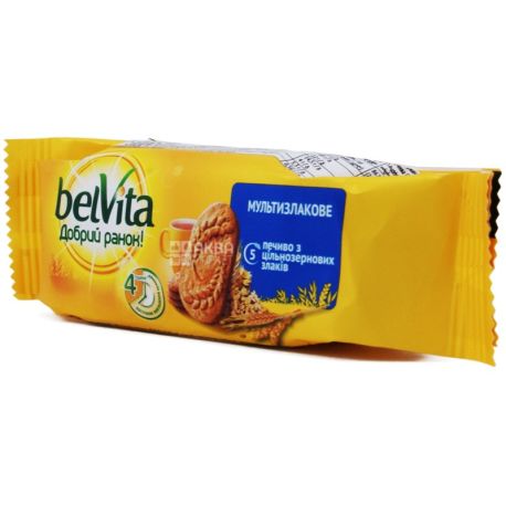 Belvita, 50 g, biscuits, Multi-cereal, m / s