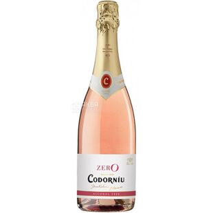Codorniu Zero Rose, 0,75 л, Вино игристое розовое, безалкогольное