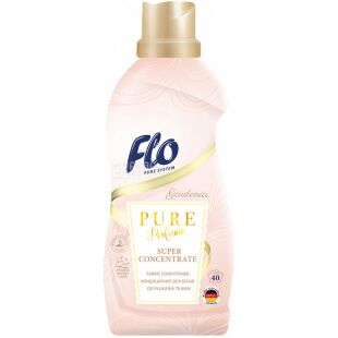 Flo Pure Perfume Gardenia, 1 л, Кондиционер-концентрат для стирки, парфюмированный, Фло