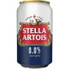 Stella Artois, 0,33 л, Пиво светлое, безалкогольное, ж/б