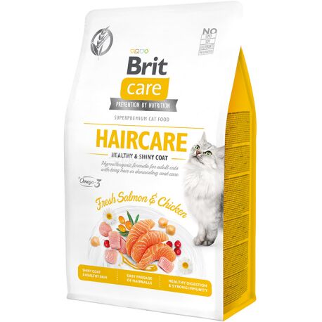 Brit Care Haircare 400 g Dry Cat Food with Salmon and Chicken