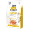 Brit Care Haircare, 2 кг, Сухой корм для котов с лососем и курицей, Уход за кожей и шерстью