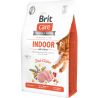 Brit Care Indoor, 2 кг, Сухой корм для кошек живущих в помещении, с курицей