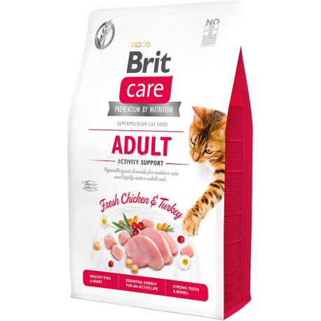 Brit Care Adult 2 kg Dry food for outdoor cats with chicken and