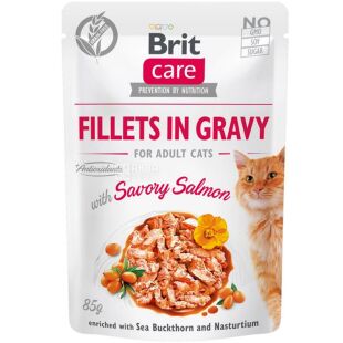 Brit Care, 85 г, Влажный корм для котов, Пикантный лосось