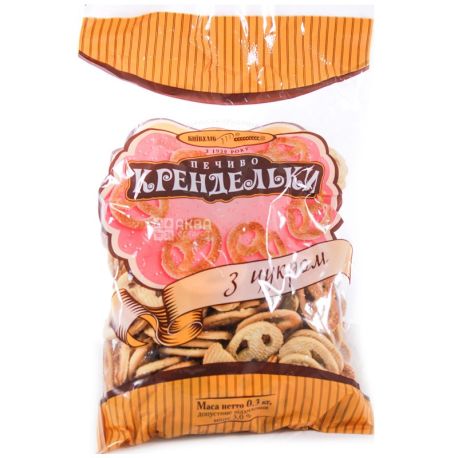 Киевхлеб,300 г, печенье, Крендельки с сахаром