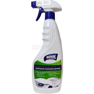 Novax, 500 мл, Средство для чистки кафеля, фаянса и сантехники, спрей