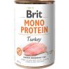 Brit Mono Protein, 400 г, Вологий корм для собак, з індичкою, ж/б