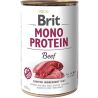Brit Mono Protein, 400 г, Влажный корм для собак, с говядиной, ж/б