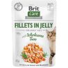 Brit Care, 85 г, Вологий корм для котів, Тунець у желе