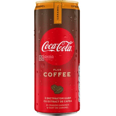 Coca-Cola Zero Coffee, 0,25 л, Кока-Кола Кофе, Вода сладкая с экстрактом кофе