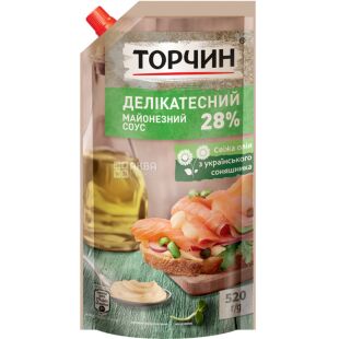 Торчин, 520 г, Майонезный соус Деликатесный, 28%