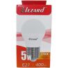 Lezard LED Glob, Лампа світлодіодна, цоколь Е27, 5W, 2700K, тепле біле світіння, 400 Lm