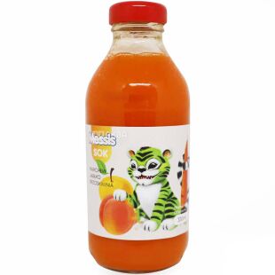 Messis, 0,33 л, Сок Морковь-Яблоко-Персик Тигренок Мессис, стекло