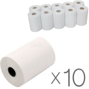 Касовая лента, 57 мм х 19 м, офсет, Упаковка 10 шт.