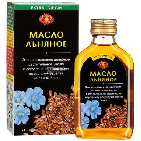 Golden Kings of Ukraine, 0,1 л, олія, лляна нерафінована