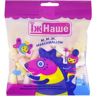 Їж Наше, 50 г, Маршмеллоу, Дозки ароматизированные