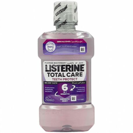 Listerine, Total Care, 250 мл, Жидкость для полоскания рта 6 в 1