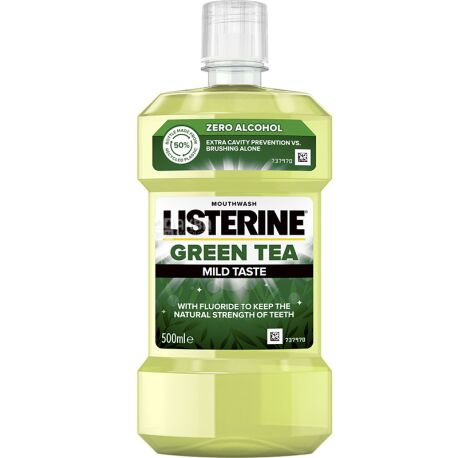 Listerine, Зелений чай, 500 м, Ополіскувач для порожнини рота, Проти запалення ясен