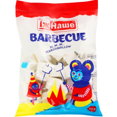 Jizh Nashe, 250g, Chewy marshmallow barbecue, with a taste of vanilla