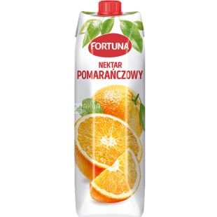 Fortuna, 1 л, Нектар апельсиновый Фортуна