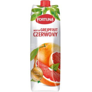Fortuna, 1 л, Нектар из Красного Грейпфрута Фортуна