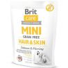 Brit Care Hair & Skin, 400 г, Сухой корм для взрослых собак миниатюрных пород, с лососем
