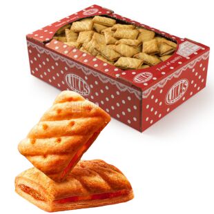 Lukas, 1,5 кг, Лукас Каліфорнія, Печиво листове з фруктовим наповнювачем зі смаком апельсину