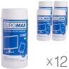 Buromax, Упаковка 12 шт., Серветки для екранів, моніторів та оптики