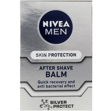 Nivea Men, 100 мл, Бальзам после бритья, Серебряная защита