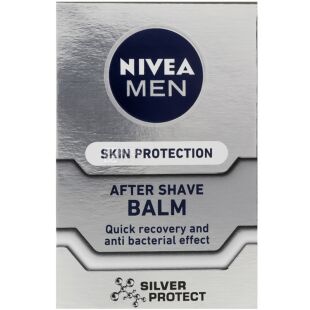 Nivea Men, 100 мл, Бальзам після гоління, Срібний захист